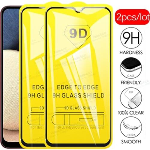 9D Full Glue Protective Glass For Samsung A02s Glass Screen Protector On The For Samsung Galaxy A02s A 02S 6.5" SM-A025F/DS Film