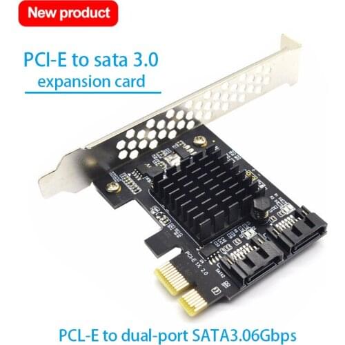 PCI-E 1X 4X 8X 16X PCI Express To SATA3.0 Port SATA 6G 3G Expansion Controller Adapter For Computer For Mining Expansion Card