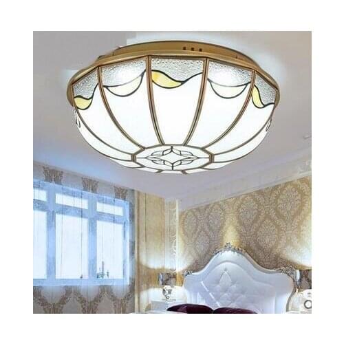 American new Chinese style European simple European copper bedroom bedroom dining room balcony home ceiling lamp LU726239