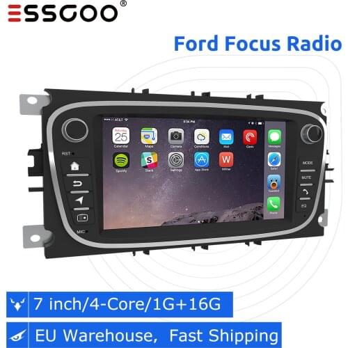 Essgoo Car Stereo Radio 2 din Android 7 inch For Ford Focus Autoradio 2 Din GPS Navigation Multimedia Video Player Bluetooth