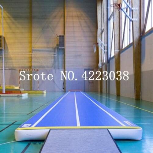 Free Shipping 9x1x0.2m Inflatable Gymnastics Airtrack Floor Tumbling Air Track For Kids Free One Pump
