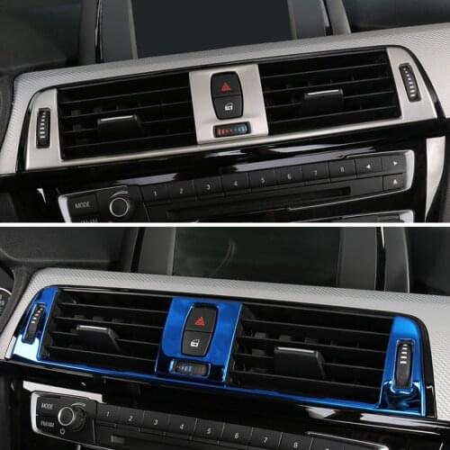 For BMW F30 3 Series 2013-2018 Car Styling Car AC Air Conditioner Vent Outlet Decoration interior Cover Sitcker Auto Accessories