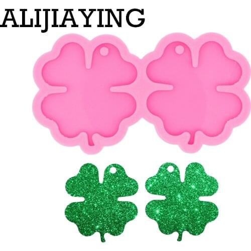 DY0549 Smooth Art Design Palm Tree/Heart Earring Silicone Mold Epoxy Resin Molds DIY Jewellery Craf Mould