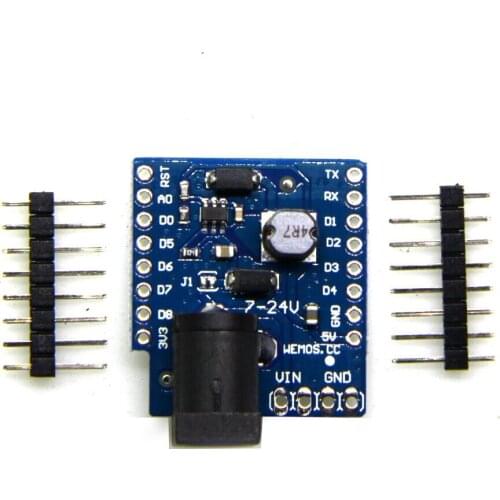 DC Power Shield V1.0.0 for D1 mini 7-24 V d1 mini shield for Dc Power