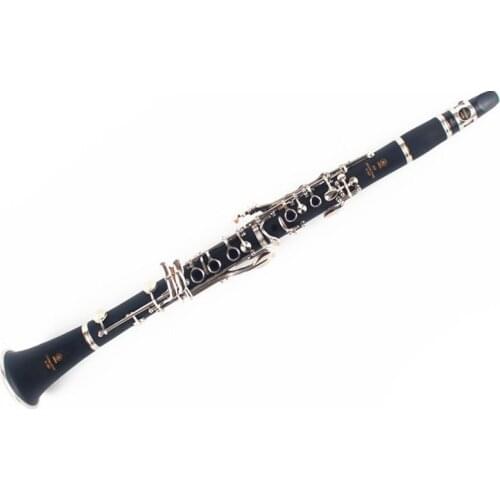 Clarinet silver plated 17 key bakelite black pipe bakelite professional clarinet Japan ycl-250 BB playing instrument with box ac