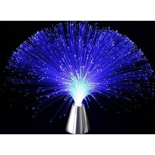 Beautiful Romantic Multi Color Changing LED Fiber Optic Night-light Lamp for Holiday Party Home Wedding Decoration Light Up Toys