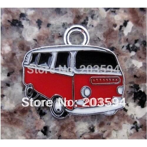 Wholesale 100Pcs Alloy Car Charms 20*18mm