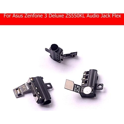 Genuine Audio Jack Flex Cable For Asus Zenfone 3 Deluxe ZS550KL ZS550ML 5.5" Headphone Jack Flex Cable Earphone Jack Flex Cable