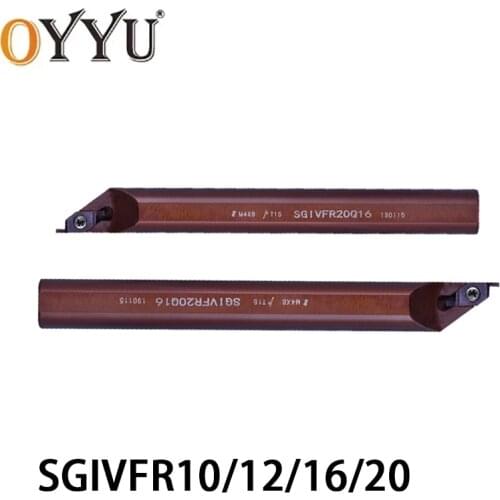 SGIVFR SGIVFR10-K11 SGIVFR12-K11 SGIVFR16-N16 SGIVFR20-Q16 CNC Inner Hole End Face Grooving Tool Shank Path Face Slot Knife Bar