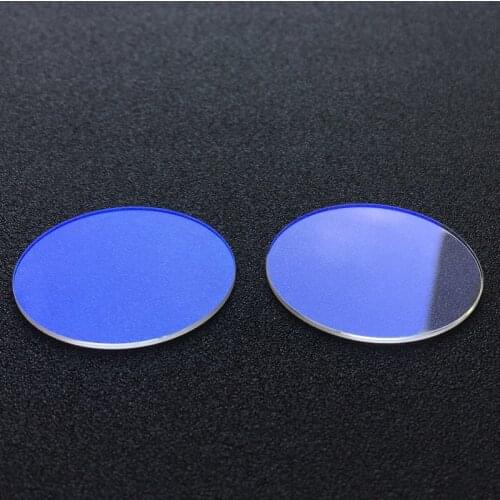 Blue AR coating Flat 1.2mm thick 38-38.5mm dia Sapphire crystal watch glass Brand watch replacement parts custom-made