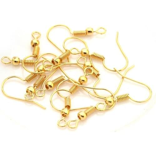 200pcs/lot 17x20mm Earring Hooks Ear Clasps Hooks Fittings DIY Jewelry Making Accessories Iron Hooks Ear wire Jewelry Supplies