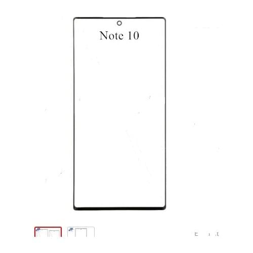 10Pcs Touch Screen For Samsung Galaxy Note 10 Plus N975F 6.8" / N970 N970F 6.3"Touch Panel Front Outer Lens Replacement Part