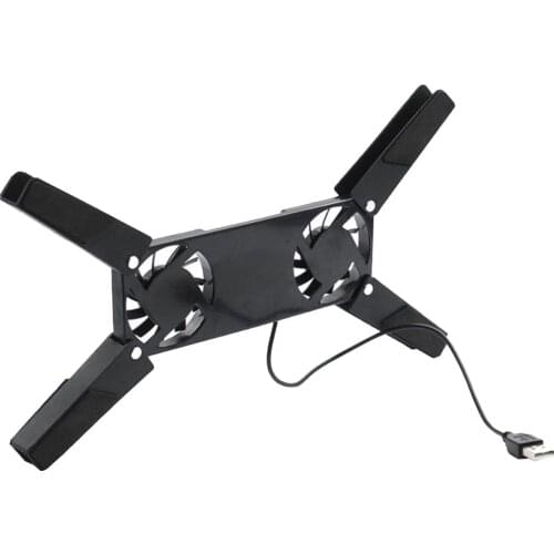2020 New Folding USB Dual Fan Cooler Rotatable Cooling Pad Stand For PC Computer Laptop Notebook Macbook