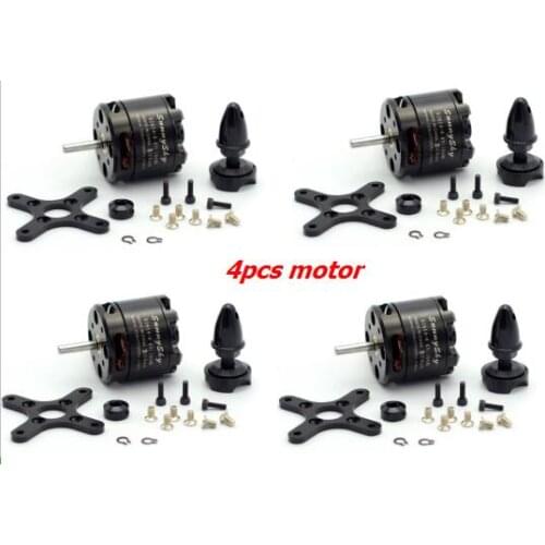 4pcs SunnySky X2814 900KV 1000KV 1100KV 1250KV 1450KV Outrunner External Rotor Brushless Motor
