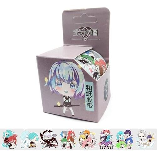 4cm*5m houseki no kuni Anime Washi Tape Adhesive Tape DIY Book Sticker Label Masking Tape