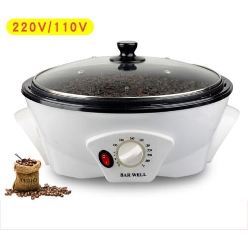Electric Coffee Roaster Household Coffee Bean Roasting Machine Whole Grains Baking Machine Popcorn Machine Capacity 800G