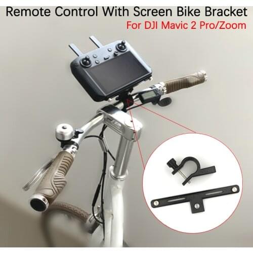 For DJI Mavic 2 Pro Zoom Drone With Screen Smart Remote Control Bicycle Bracket Mount Bike Holder Handle Stand Clip Accessories