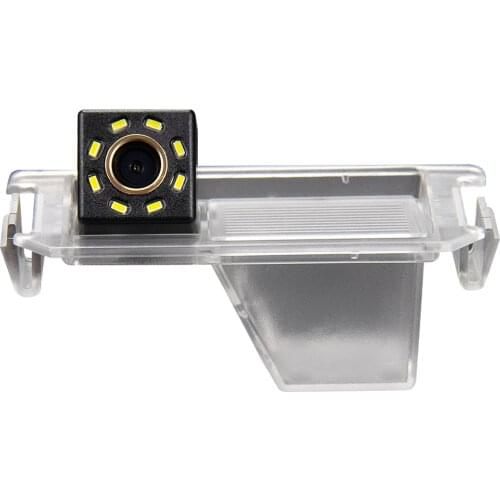 Misayaee Car Rear View Reverse Parking Camera Golden 8 LED for Hyundai Verna 2018-2019 Night Vision Waterproof