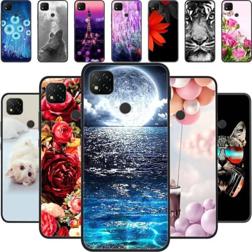 Soft Silicone Cover For OPPO Realme C21 Case Cute Printed Black Silicon Phone Cases for Realme C20 C21 C 21 2021 Case Coque Para