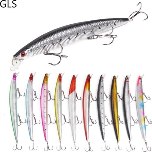 New 1PCS Lifelike Floating Fishing Lure 18.5cm 23g Minnow Hooks Fish Wobbler Tackle Crankbait Artificial Japan Hard Bait