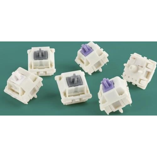 JKDK SP-Star purple gray switches for customized mechanical keyboard DIY 5 pins clicky switch 67g
