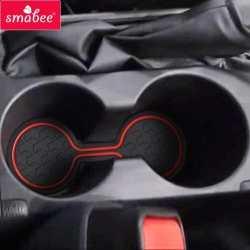 Smabee Anti-slip Gate slot Cup Mat for Toyota Yaris GR 2020 2021 Japan model KSP210 MXPA1 MXPH1 Accessories Rubber Coaster Pad