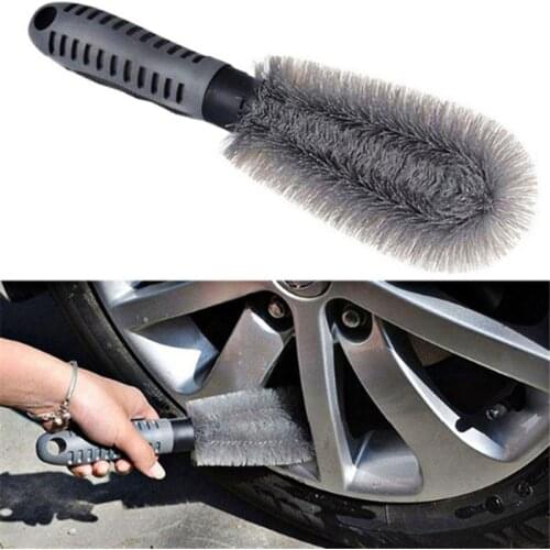 1pcs Special Cleaning Brush for Car Wheels Motorcycle Truck Washing Tools Plastic Handle Auto Rim Scrubber Car Detailing Brushes