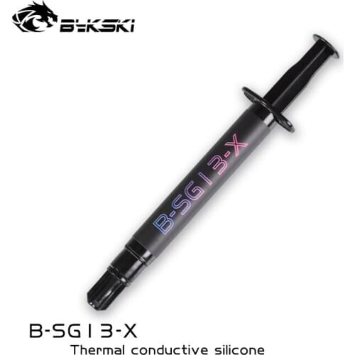 Bykski 13.4w / mk ultra high performance thermal silicone grease for graphics card cpu gpu grease 2g, B-SG13-X gadget