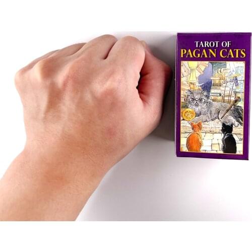 High Quality Special Style Classic New Pagan Cats Tarot Cards Popular Style Oracle Cards with Guide Book Board Game