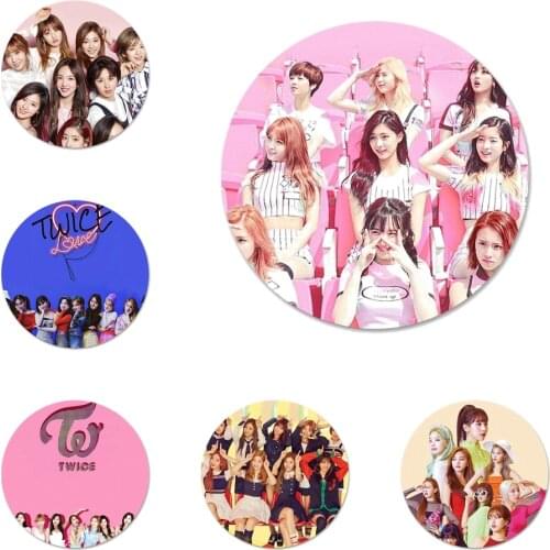 What is love twice Badge Brooch Pin Accessories For Clothes Backpack Decoration gift 58mm