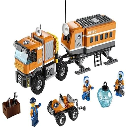 10440 City Polar Expedition Arctic Outpost Observation Station 60035 Assembled Building Block Toy Gifts