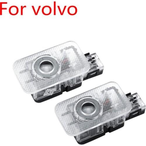 2pcs Led Car Door Welcome Light Lase Projector Logo Ghost Shadow Light For VOLVO XC60 XC90 S80 S60 S80L S60L V60 V40 2012-2019