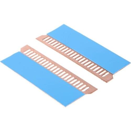2Pcs Copper Notebook Gaming Laptop Memory Heatsink Cooling Vest 0.5mm Radiator K1AA
