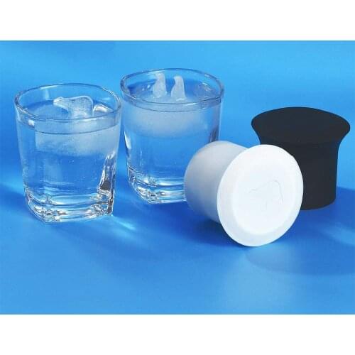 2pc Silicone Ice Cube Mold Penguin Polar Bear Animals Design Molds Maker 3D Large Ice Cube Tray Mold For Whiskey Cocktails