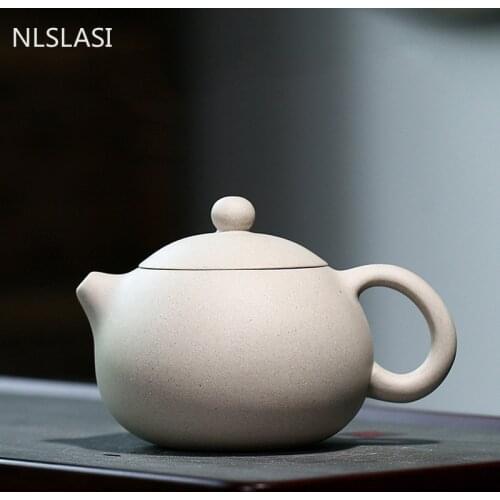 Authentic Yixing tea pots Purple Clay filter Teapot Raw ore White mud xishi kettle Handmade Boutique Customized Teaware 220ml