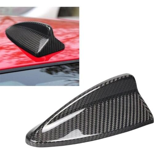 Carbon Fiber Car Roof Antenna Shark Fin Cover Decoration for BMW X3 X5 X6 E70 E71 E72 F25