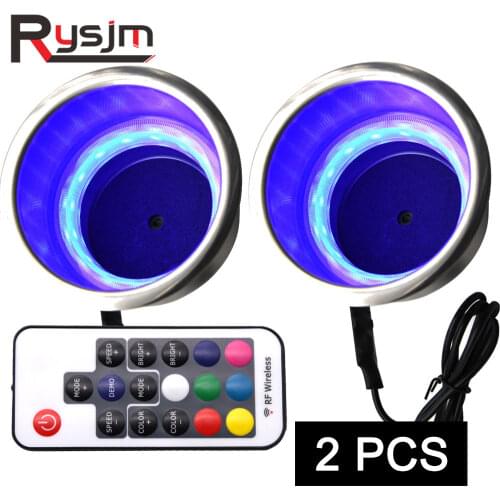 2pcs Car-styling Universal Car Truck Drink Can Cup Holder Door Mount Stand Drinks Holders For Car Marine Boat 7 Color Led Light