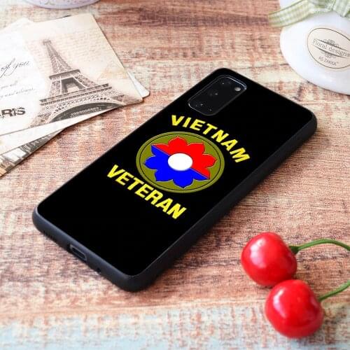 For Samsung Galaxy 9th Infantry Division (Vietnam Veteran soft TPU border Samsung Galaxy Case