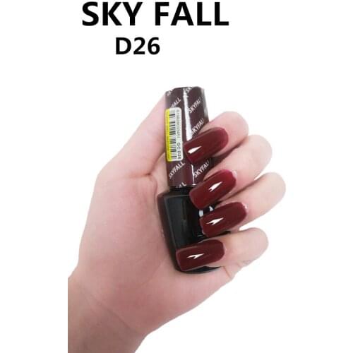 D26 SkI Fall 15ml UV LED Gel Polish Vernis Permanent Lasting Shine opies Nail Art (need lamp dry)