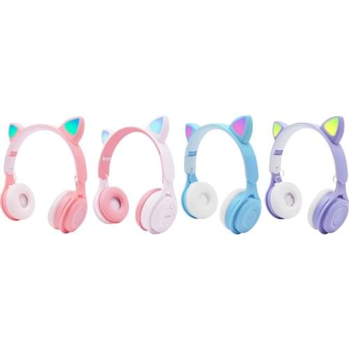 Kids Headphones, Kids Wireless Headphones with MIC, 6H Playtime, Bluetooth 5.0 Foldable, Childrens Headphones for Home School