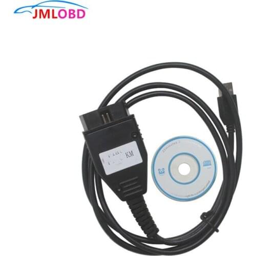 Free Shipping For Fiat KM Tool Diagnostic Cable For Fiat OBD2 Adapter Scanner KM Programmer Meter Mileage Correction