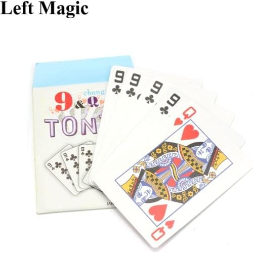 9 change Q prediction card Magic Tricks card Professional Magic Tricks Close Up Stage Props Illusion