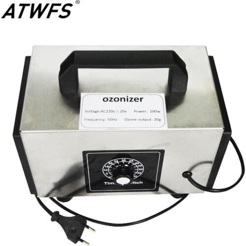 ATWFS Air Purifier Ozone Generator 60g/48g/36g/20g 220v Ozonator Machine Air Cleaner Ozonizador Ozon Generator with Timer