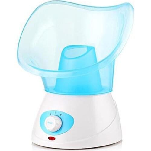 Hot fumigation of nasal organs with herbal spray for face fumigation therapy