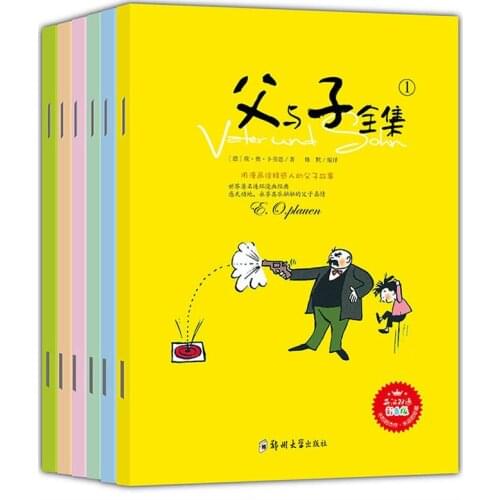 New 6 Books/Set Chinese Father And Son Classic Story Books Comic Cartoon Figure Book For Children And Kids With Pictures