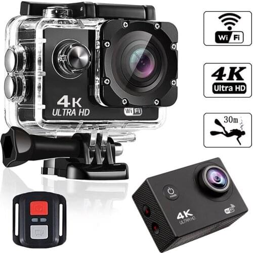 Action camera 4K HD sports camera slow outdoor diving waterproof mountain WiFi dog car accessories interior