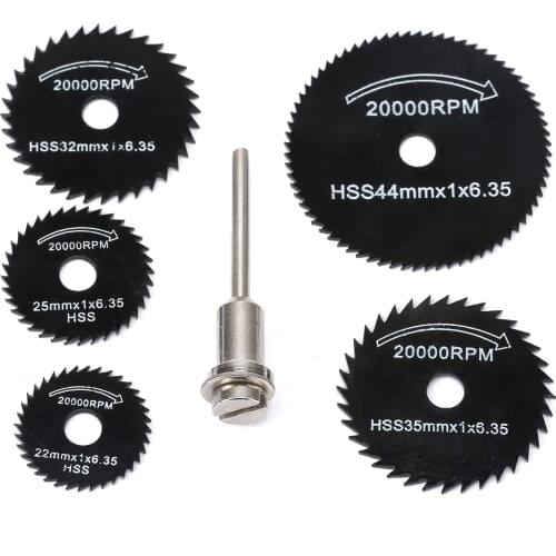 6pcs Saw Disc Wheel Blades Cut Off Dremel Drill Rotary Tools For Small Cut Off Jobs