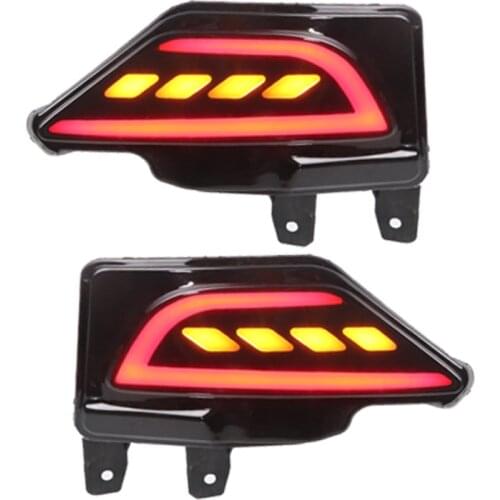 For Toyota RAV4 2016 2017 2018 Multi-functions LED Rear Bumper Light Fog Lamp Brake Light Dynamic Turn Signal Reverse Light