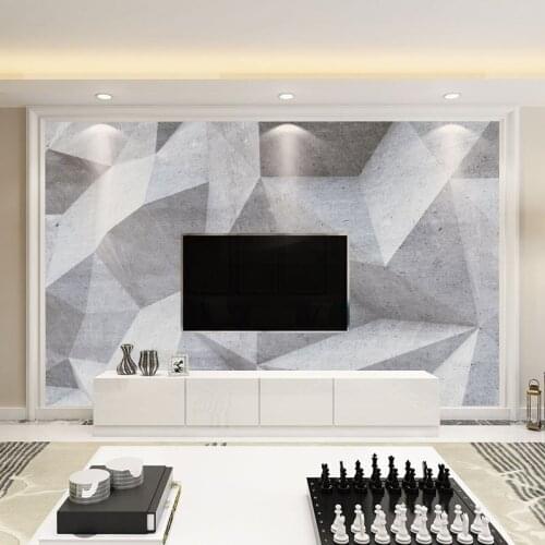 Tv Background Wall Nordic Living Room Bedroom Geometric Wallpaper Abstract Simple Modern Wallpaper Custom Mural Wall Covering