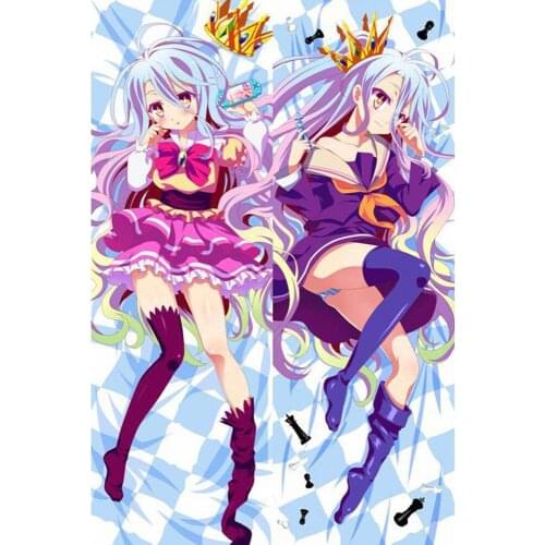 New Japanese Cool Anime NO GAME NO LIFE Hatsuse Izuna Throw Otaku Dakimakura Gift Bedding Hugging Body Pillow Case 150x50 CM